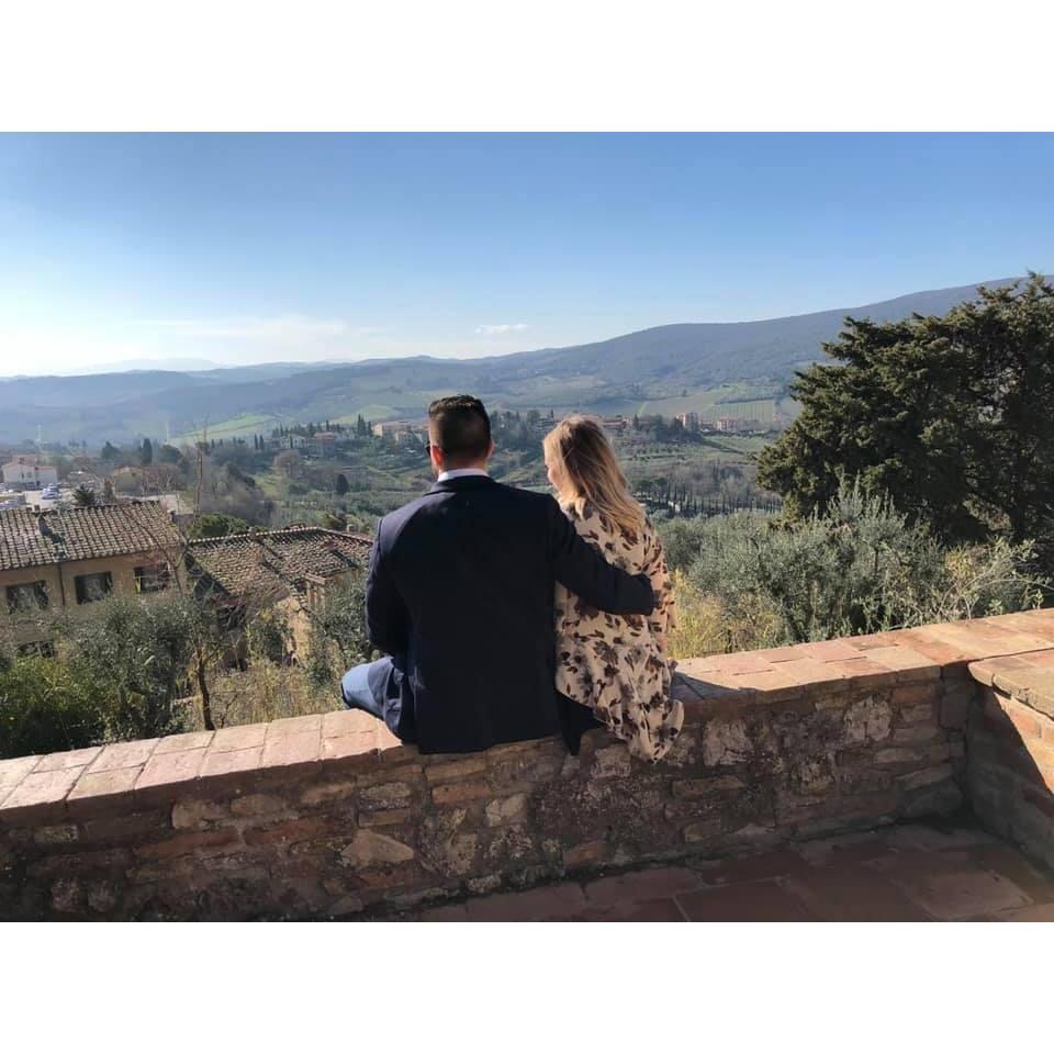 Feb. 2018 - Jeremy visited Ashlan during her study abroad trip to Italy!