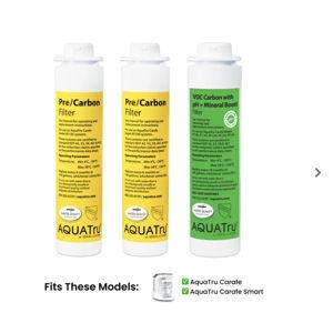 Carafe ONLY One-Year Filter Mineral Boost Alkaline Combo Pack