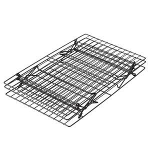 Wilton Excelle Elite 3-Tier Cooling Rack for Cookies, Cake and More - Cool Batches of Cookies, Cake Layers or Finger Foods, Black
