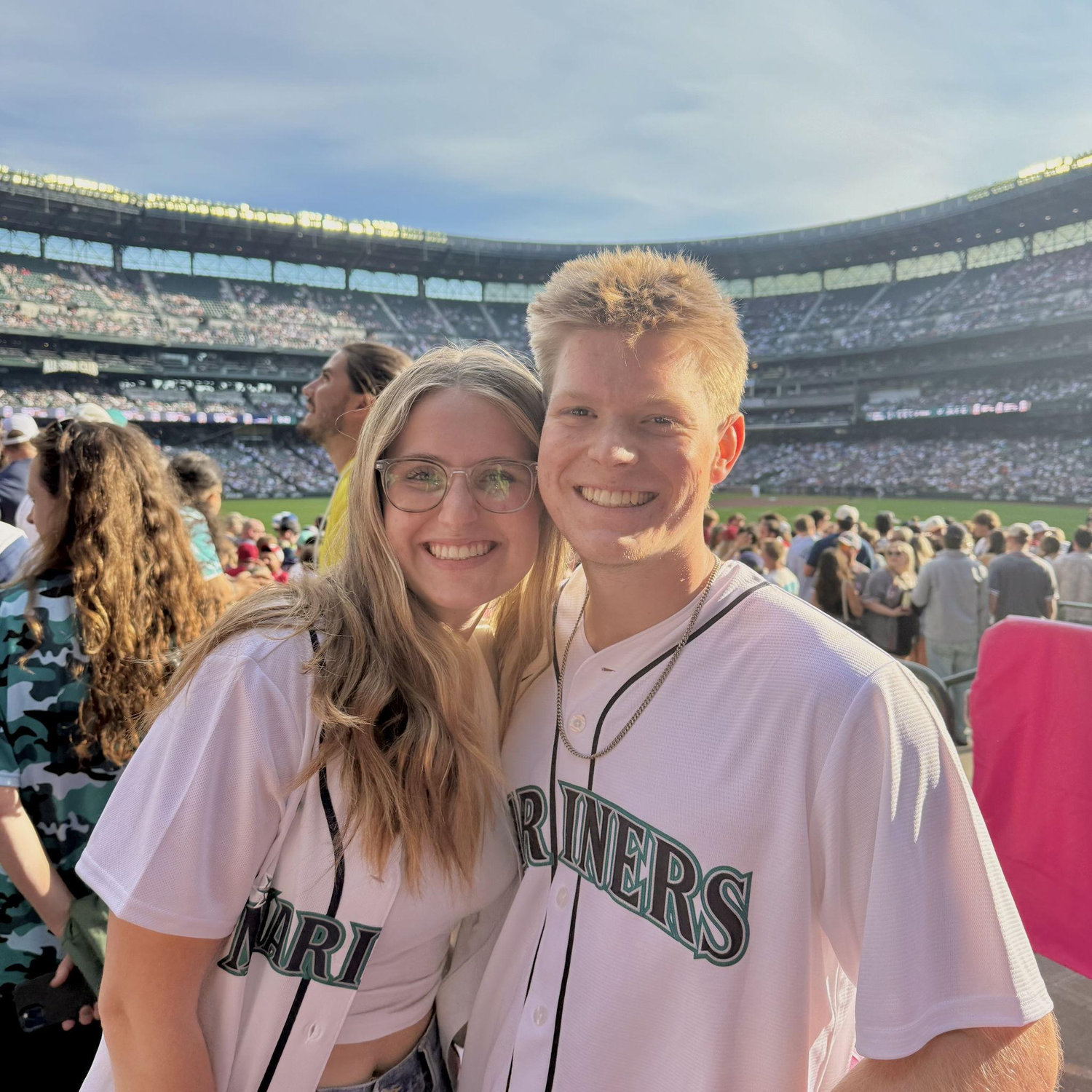 Tommy didn't take much convincing to become a Mariners fan!