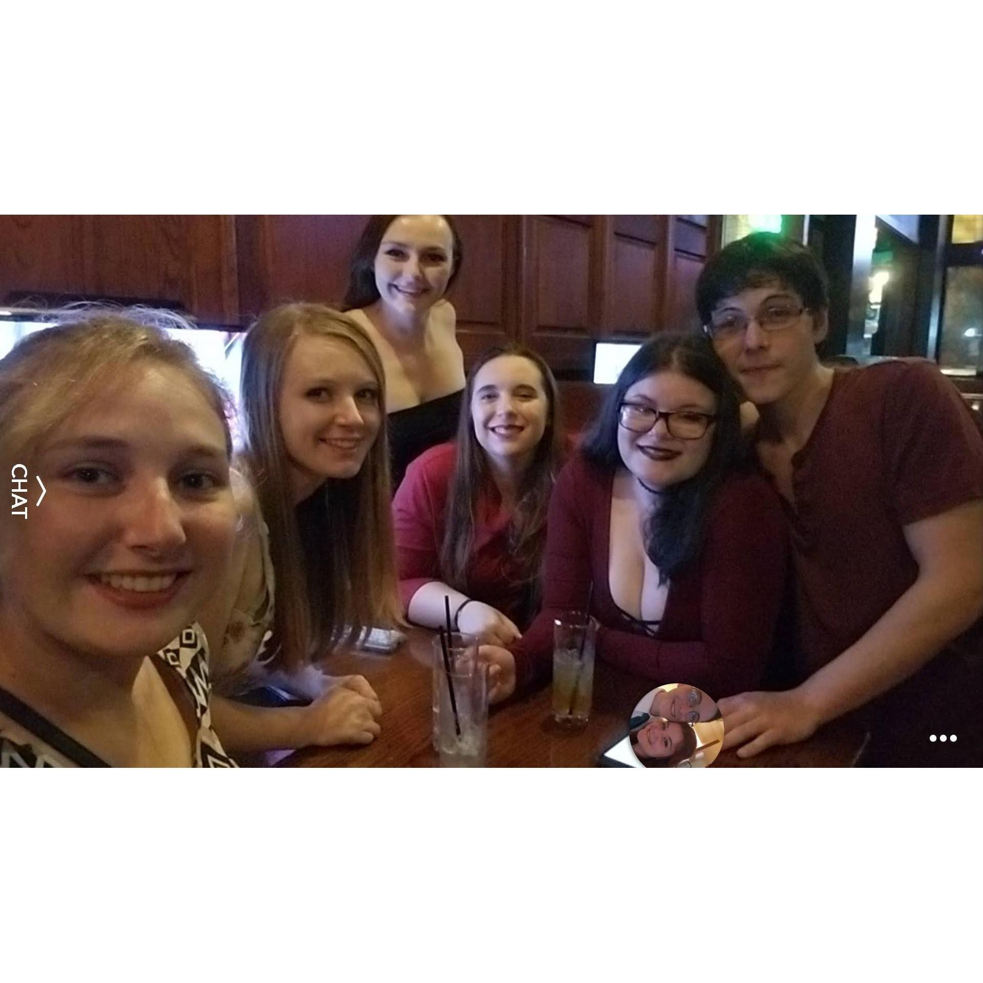 First time out at a bar together