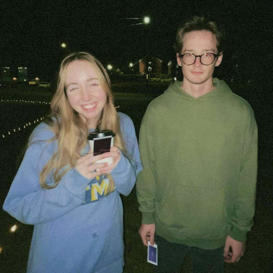 This was the first picture taken of us together. We had just gone on our first date a few days ago.