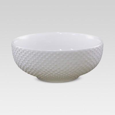 24oz Porcelain Beaded Cereal Bowl White - Threshold™