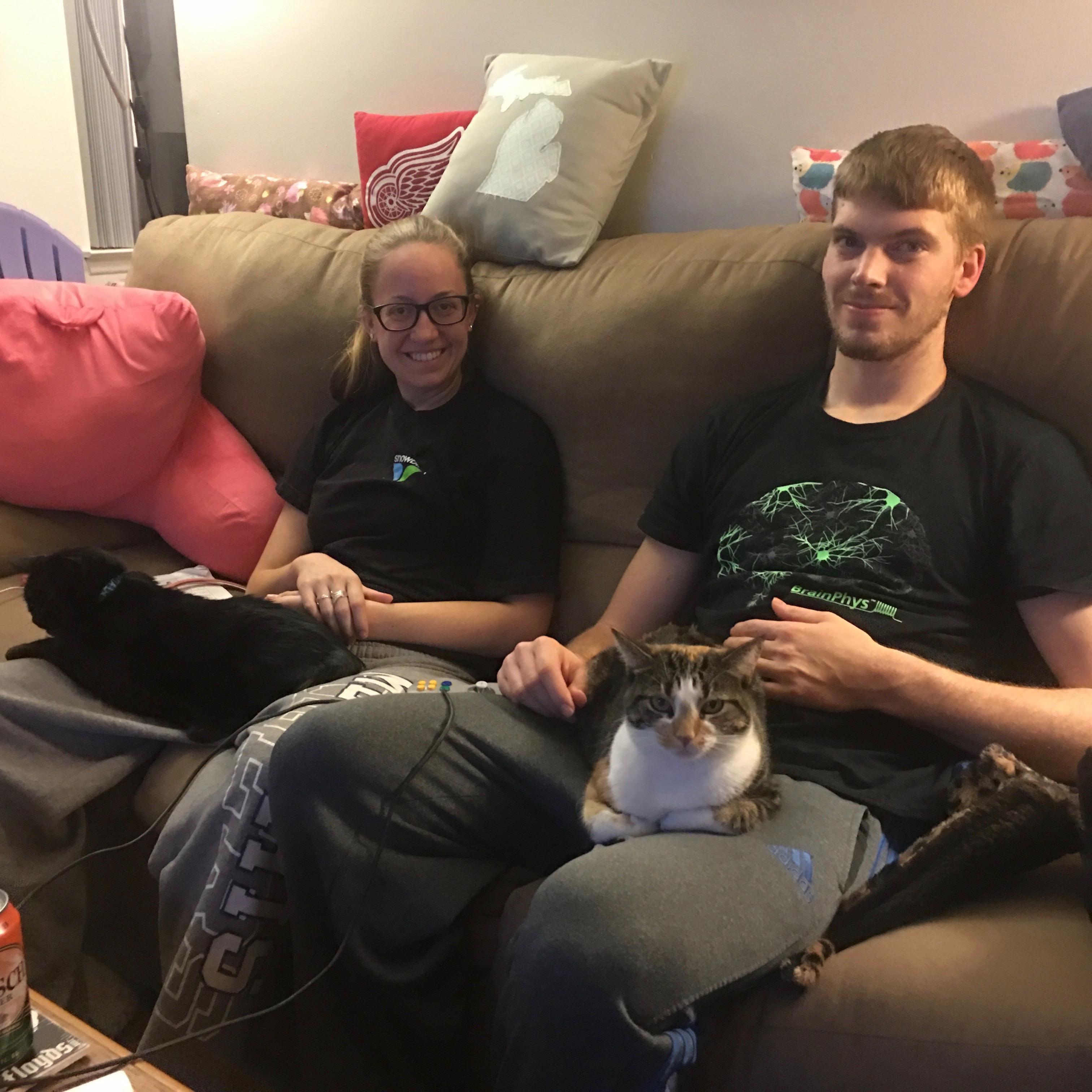 We became fur parents to 2 kitties, Tootie and Delores! (2016)