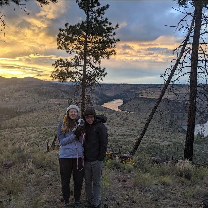 Bagel's first camping trip, 2020