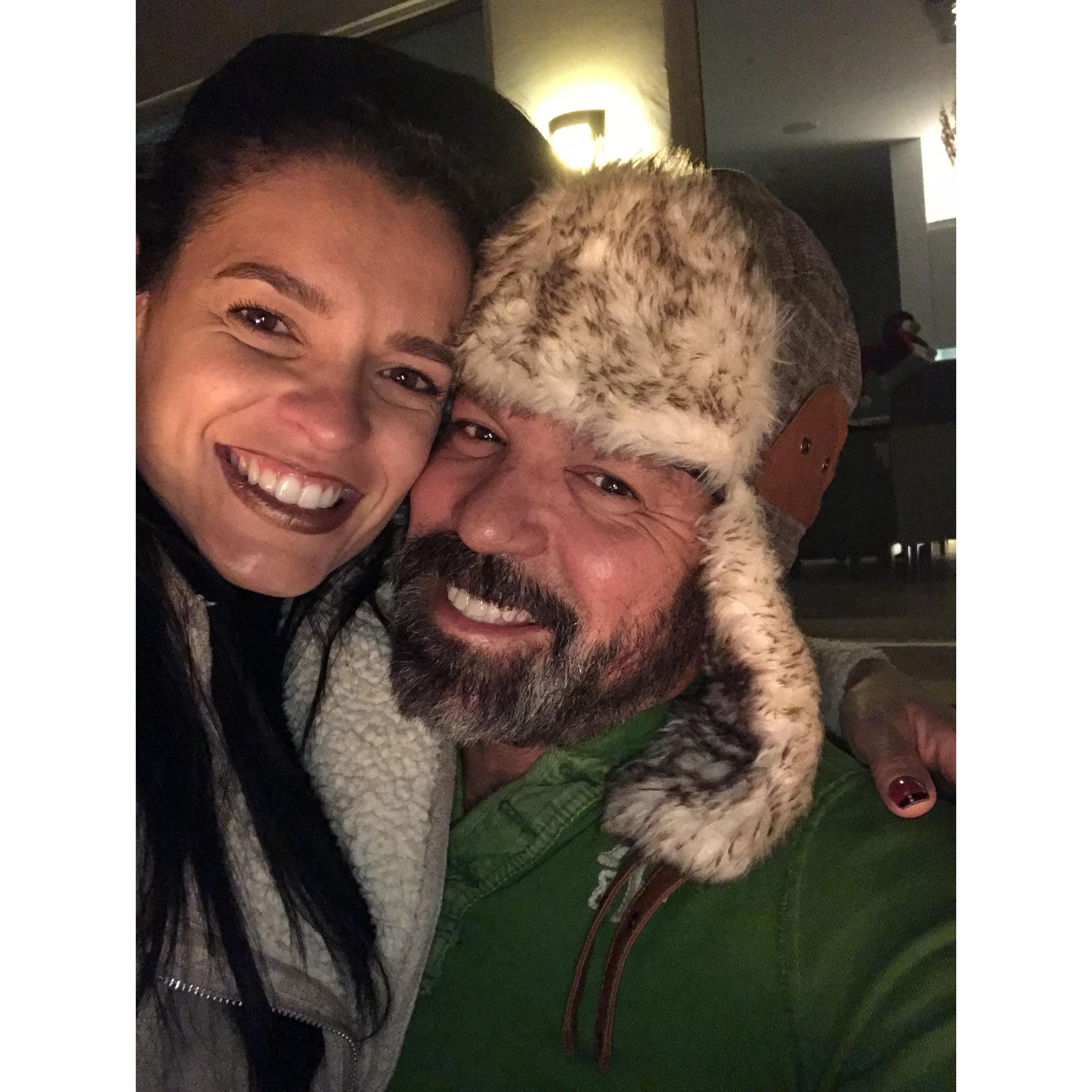 Doesn’t matter how cold it is, we keep each others hearts warm...