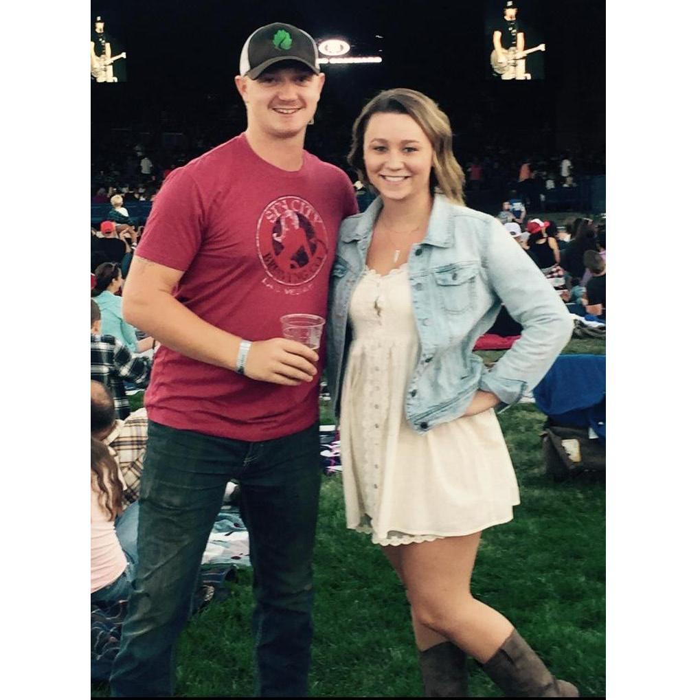 Our first concert together and our first picture together