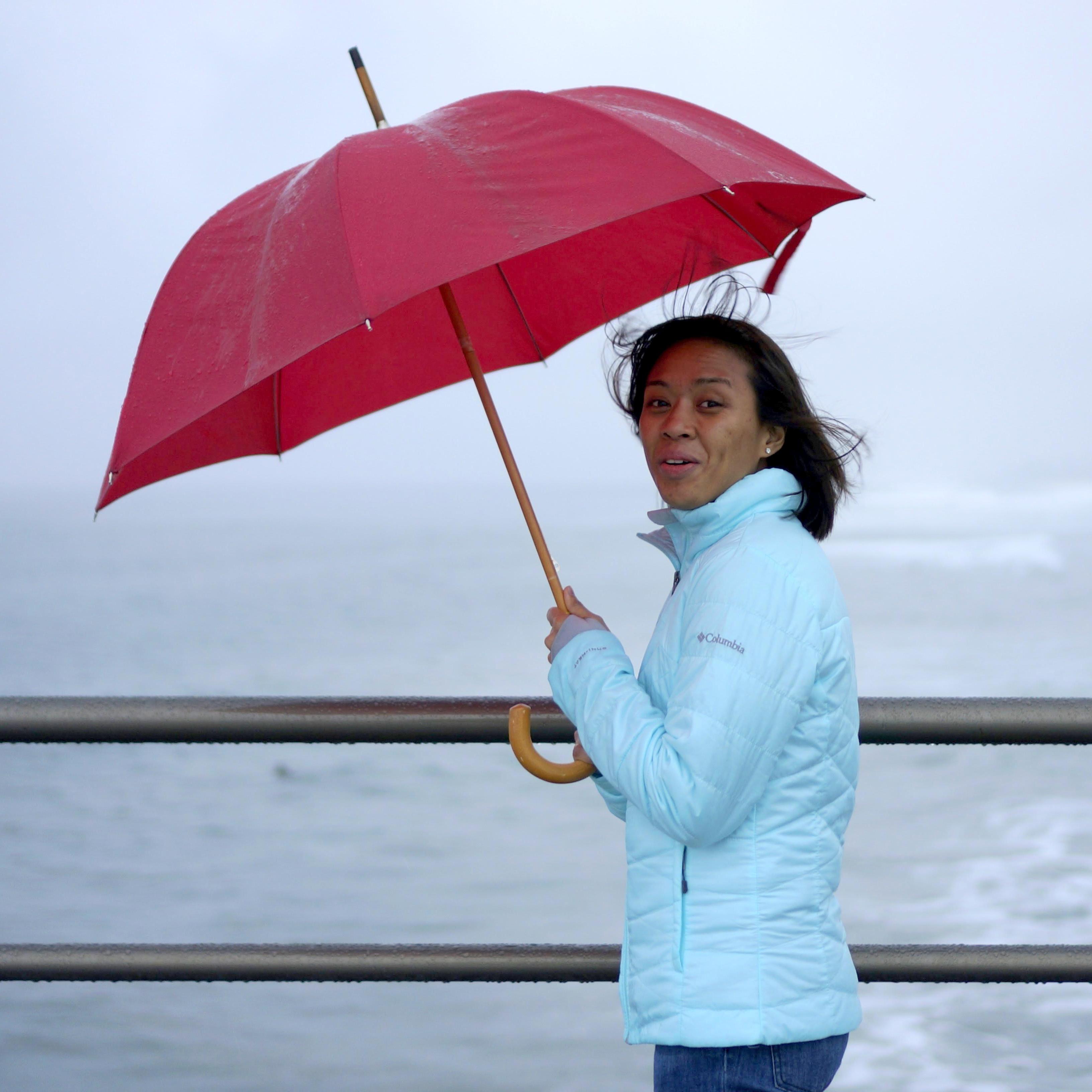 why is it raining in Huntington Beach?