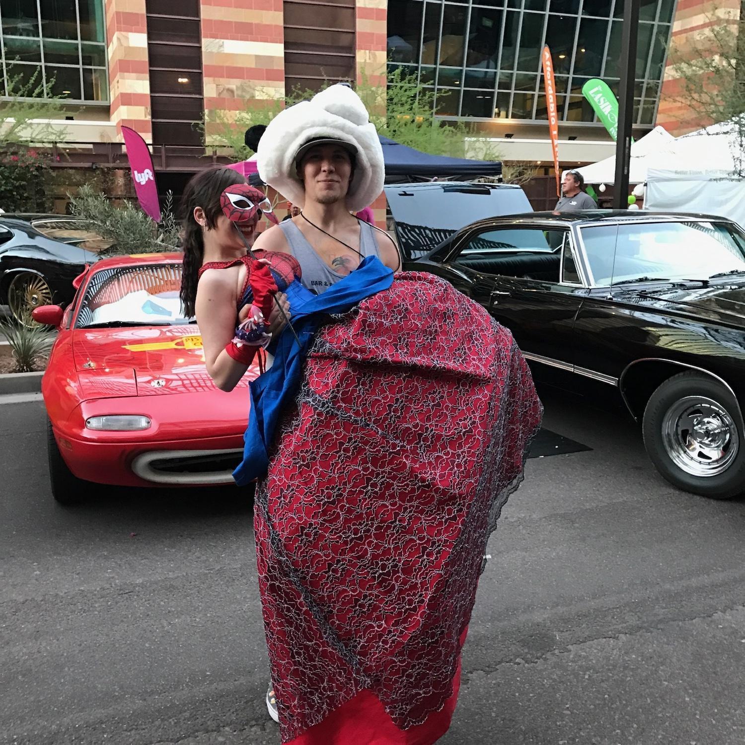 The first photo we took together