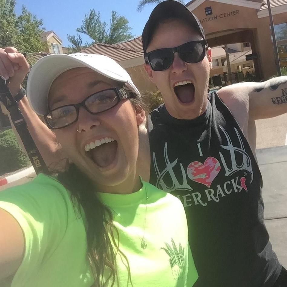 Arriving to our first apartment together in Arizona.
