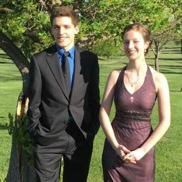 School dance, 2017 - before they were dating. He had a crush on her and after that night, she had a crush on him too