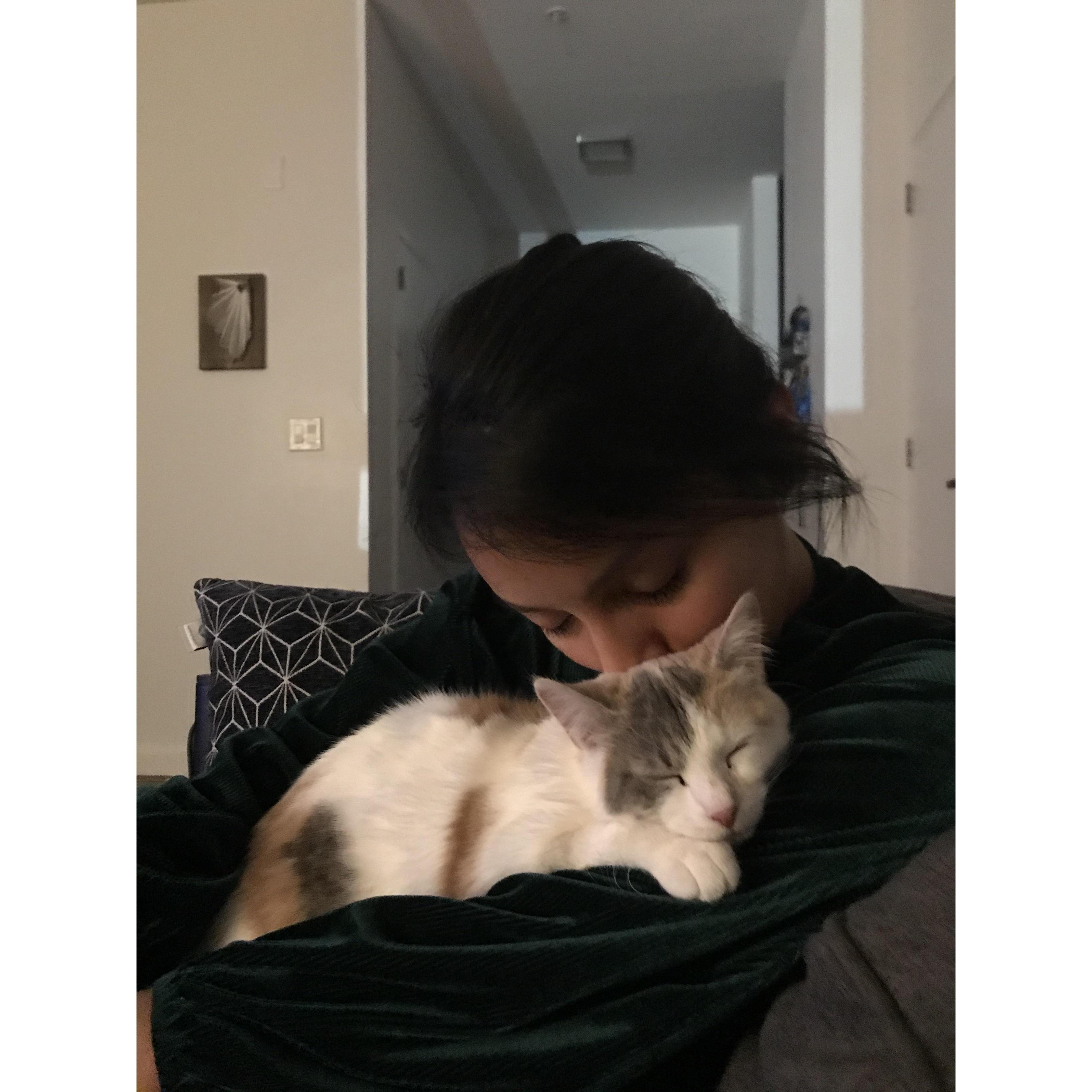 A little mom and daughter time.