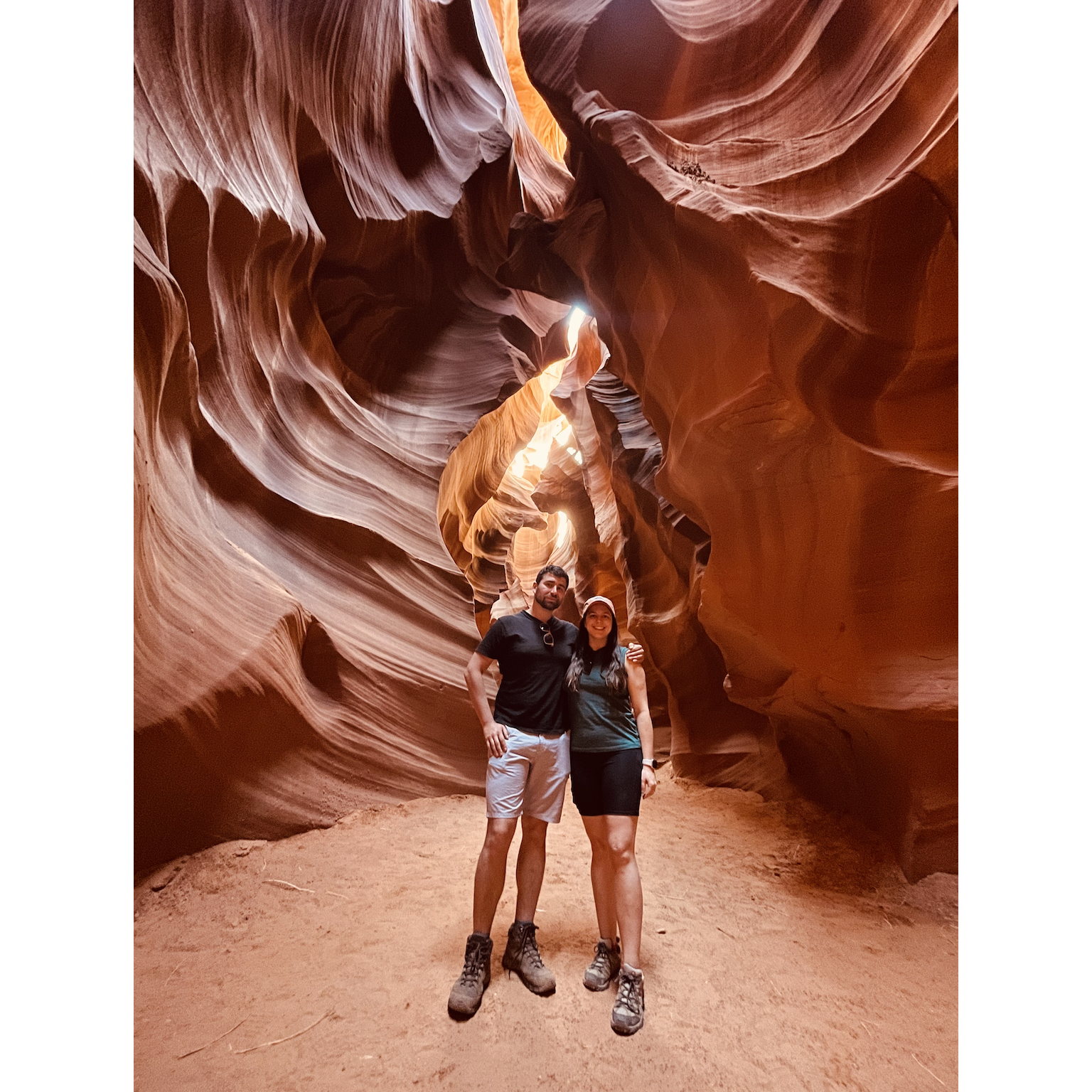 Hiking in Antelope Canyon, Arizona