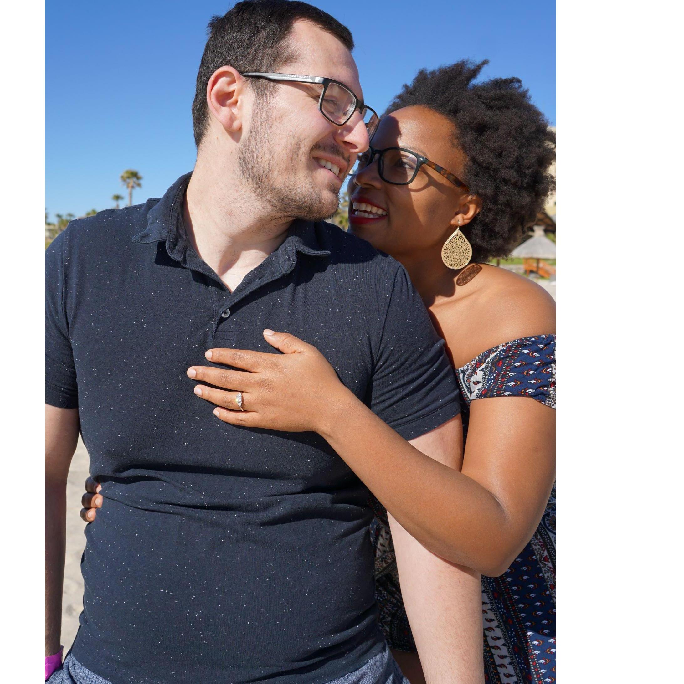 Our engagement photoshoot after he proposed