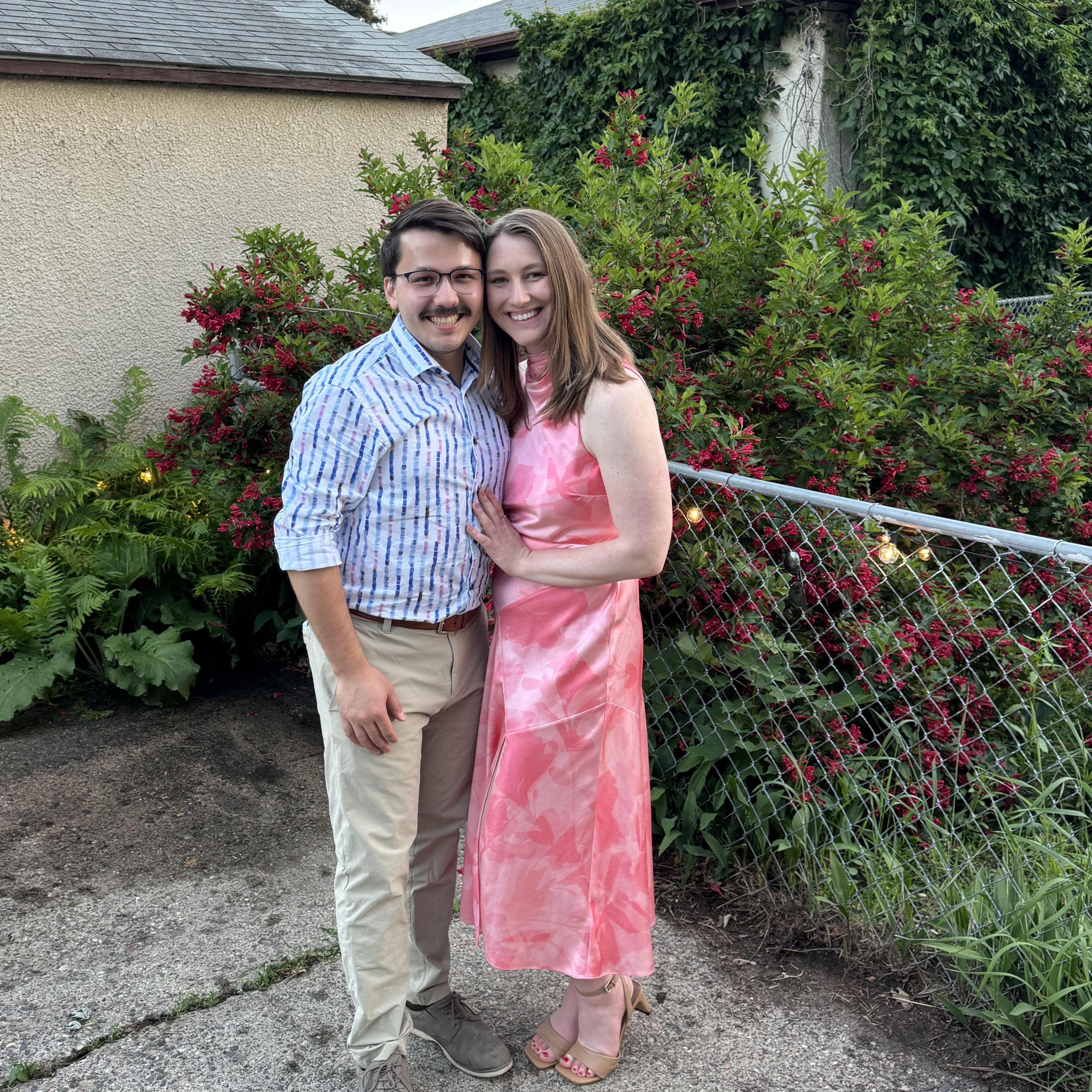 A garden party with friends, 2024