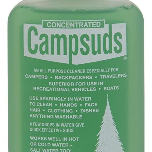 Sierra Dawn Campsuds Outdoor Soap Biodegradable Environmentally Safe All Purpose Cleaner, Camping Hiking Backpacking Travel Camp, Multipurpose for Dishes Shower Hand Shampoo