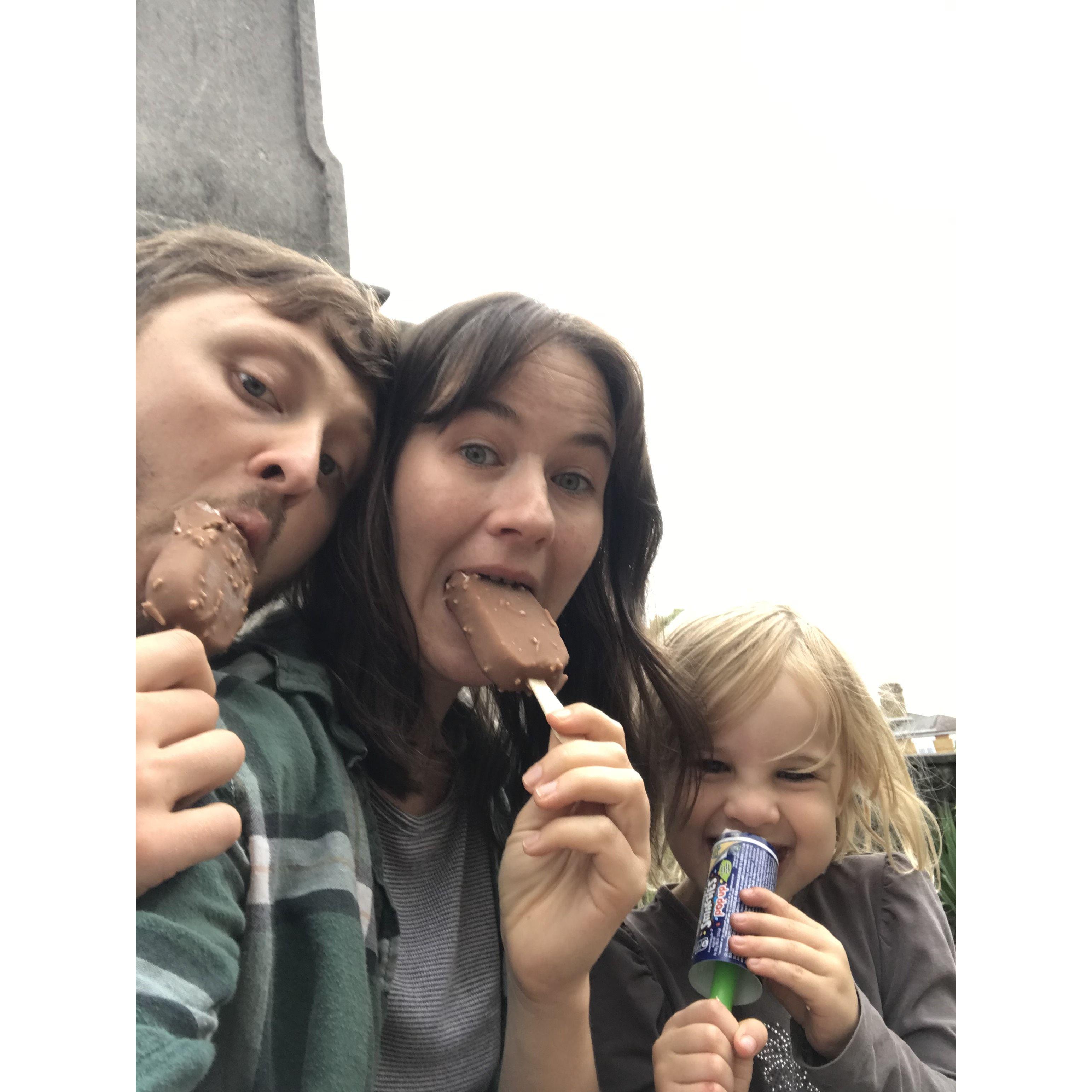 Ice cream with Freja :)