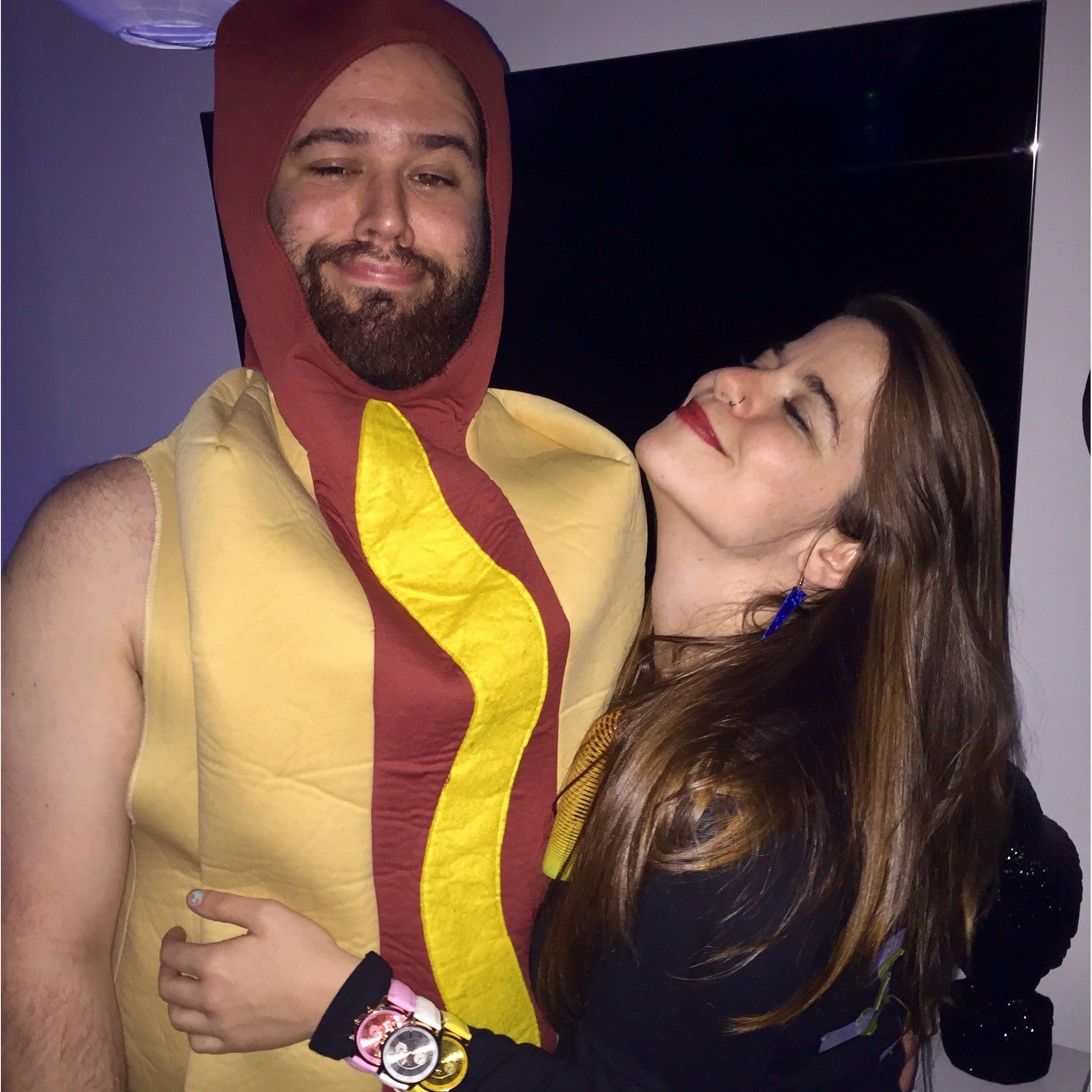 Halloween 2015. Hillary was "daylight savings time". Schuyler is always a hot dog.