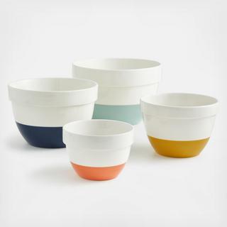 Maeve Dipped Mixing Bowls, Set of 4
