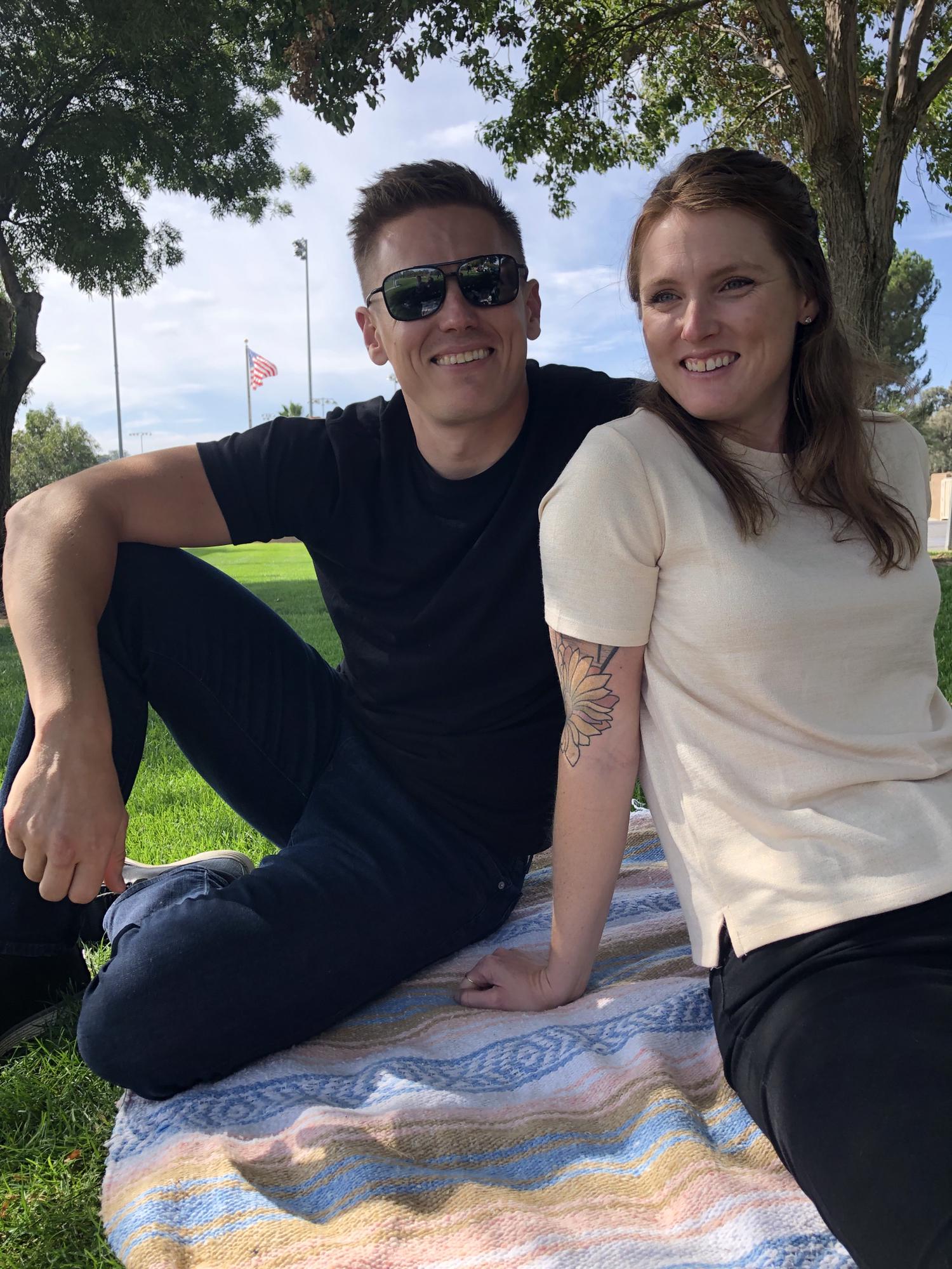 Our friend Kaci snapped this photo at a Rotary Club Rally immediately after the proposal