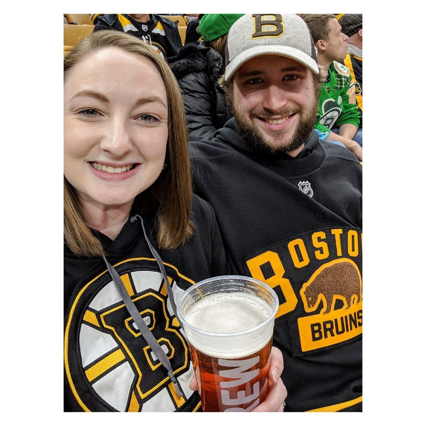 My first Bruins game!