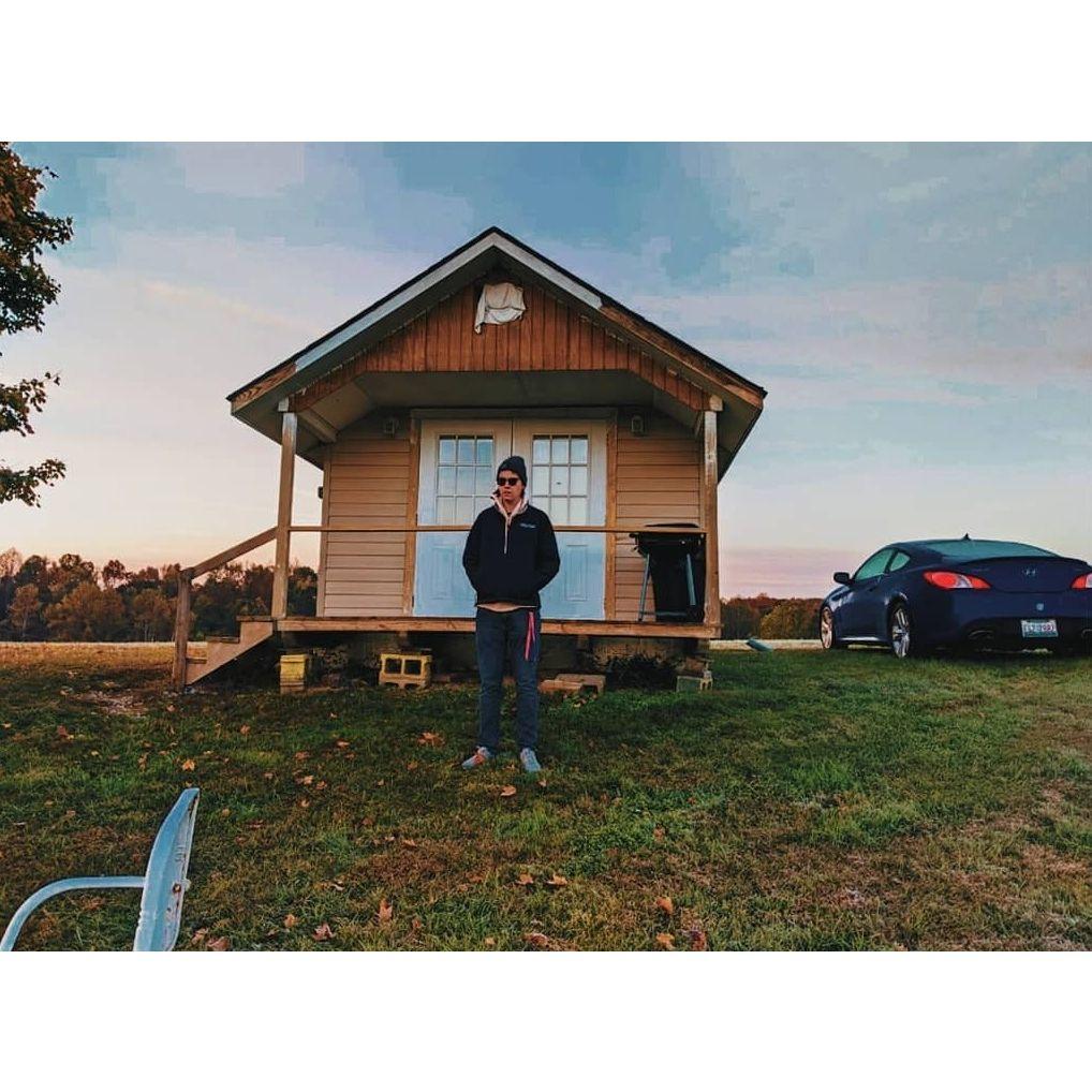 Camping trip together, Mike in his model era.