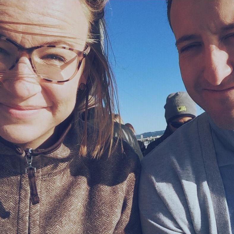 First ferry ride together to our full-time jobs in the city!