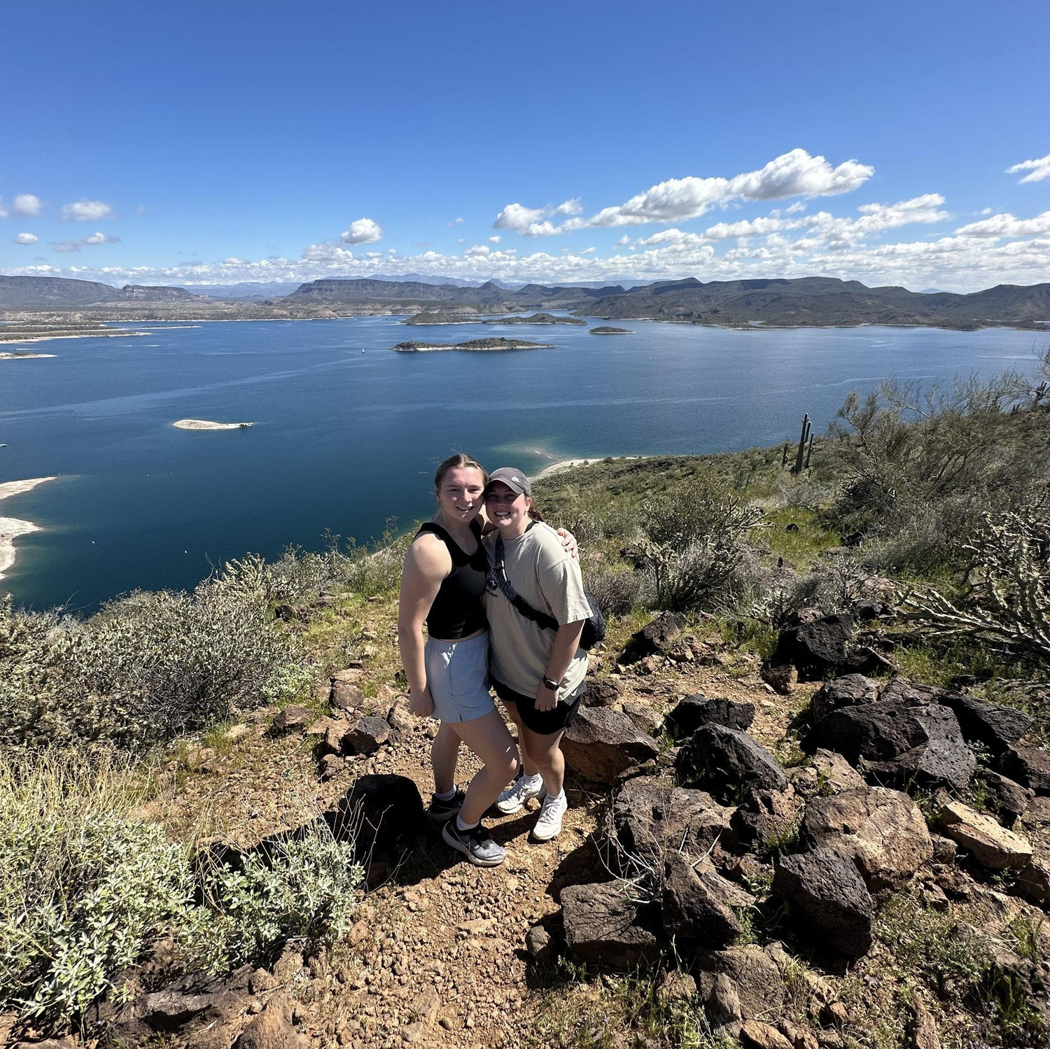 March 2024: Our first time traveling together! We went to Pheonix, AZ and visited Sarah's aunt and uncle! They showed us the most beautiful places!