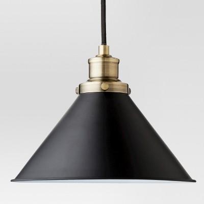 Black Crosby Small Pendant Ceiling Light - Threshold™