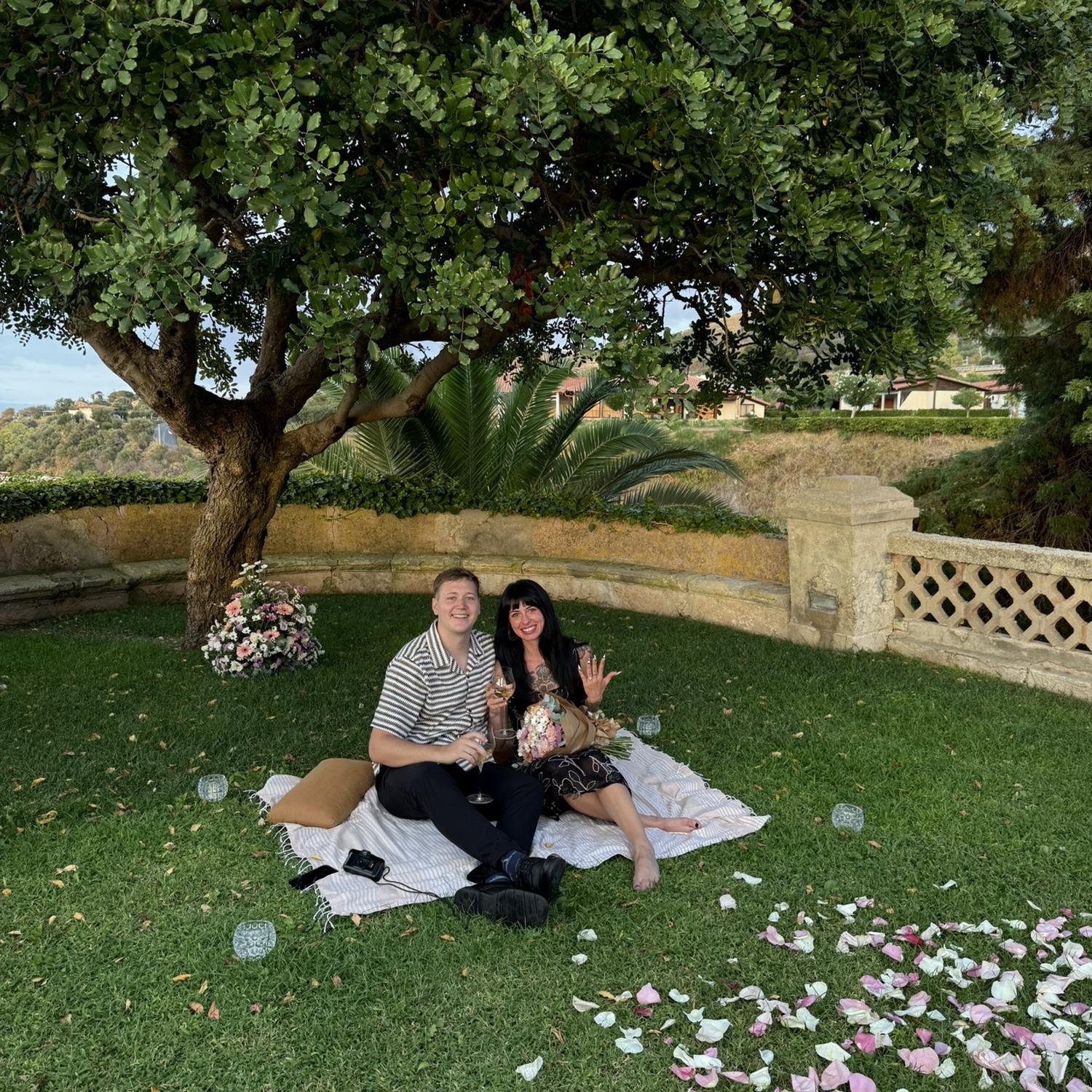 Our engagement in Calabria, Italy 🫶🏻