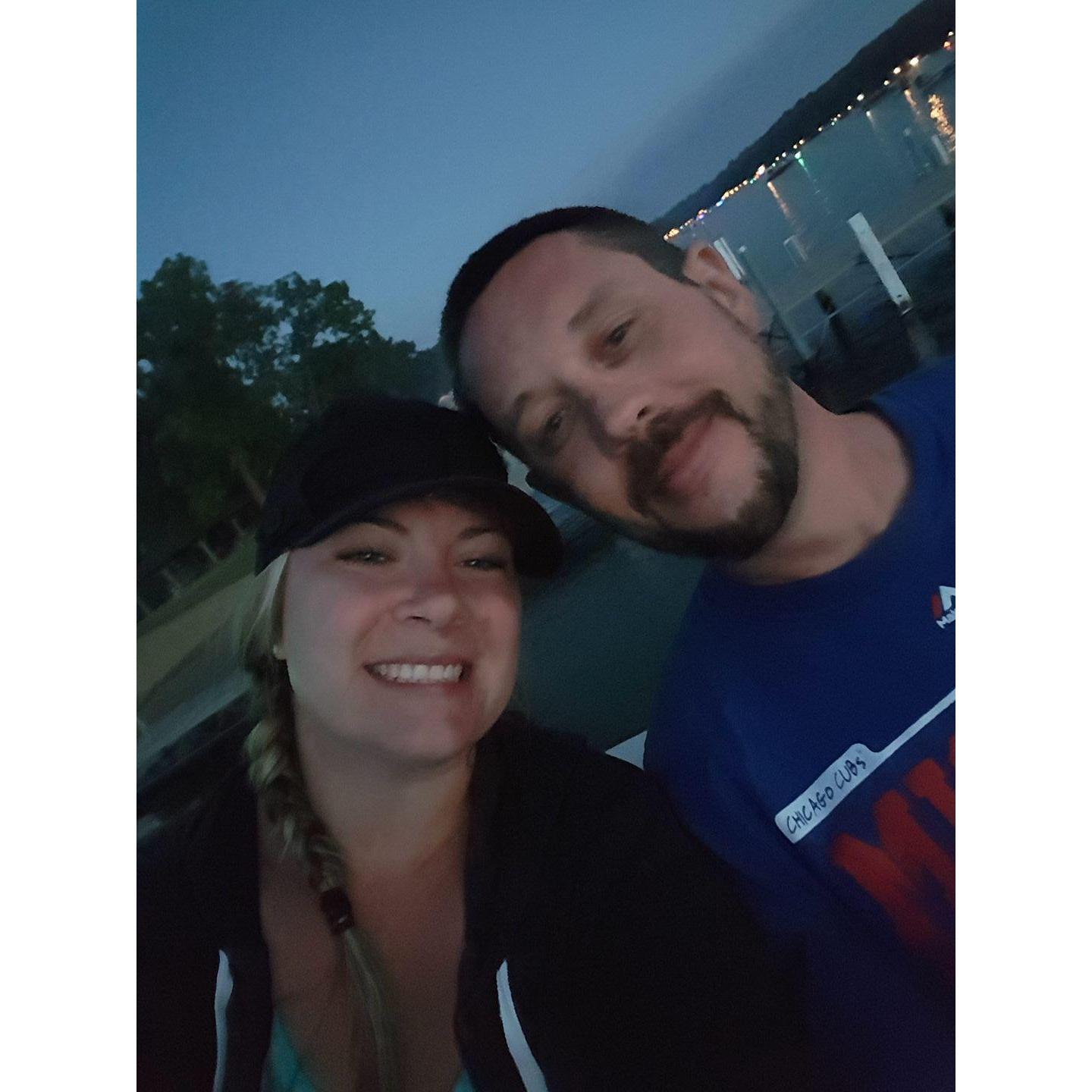 Our first 4th of July together at the lake!
