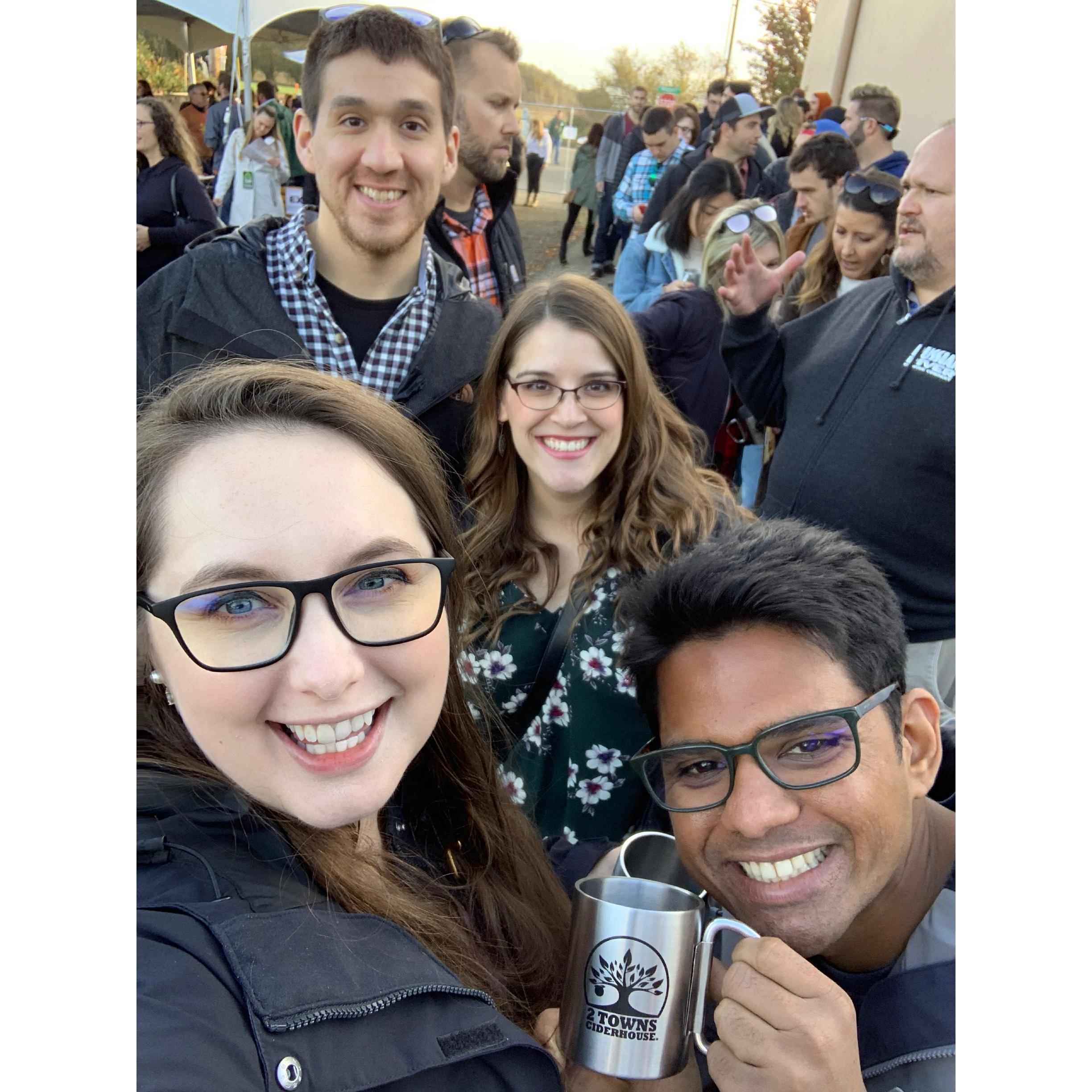 Showing Pranav around Oregon State!