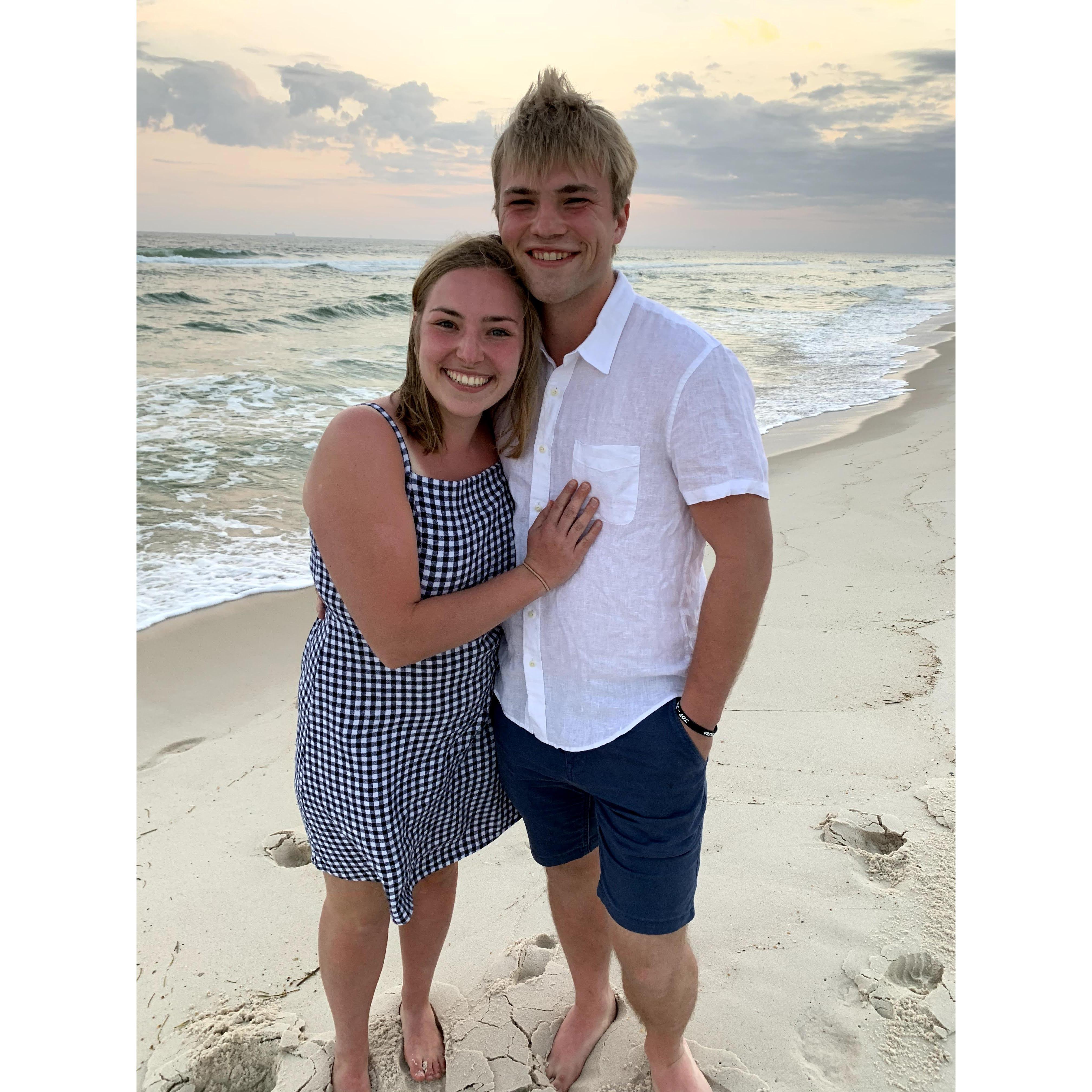 He stowed away with my family to Gulf Shores, Alabama for spring break... it was so so sweet!!