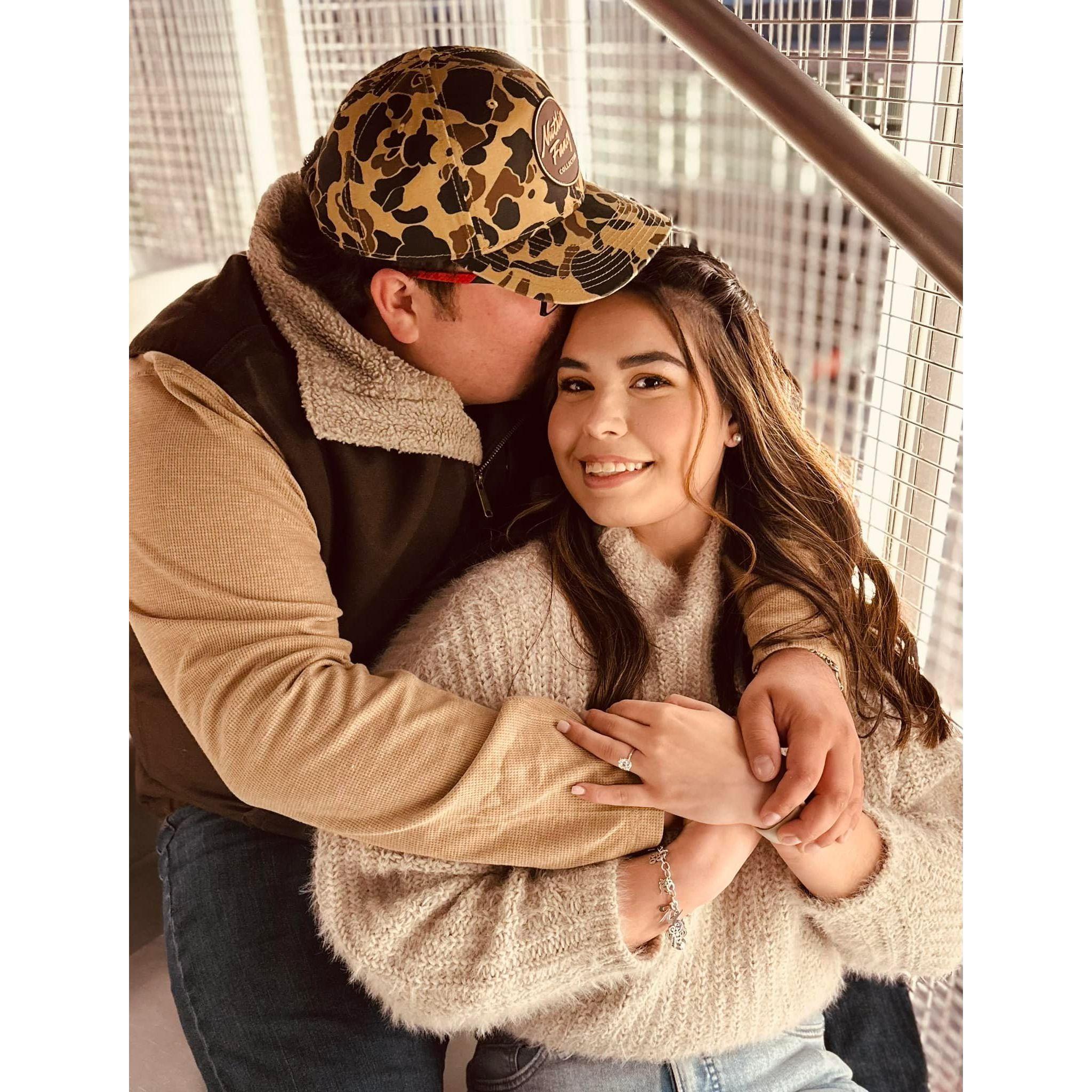 We both kissed after this picture