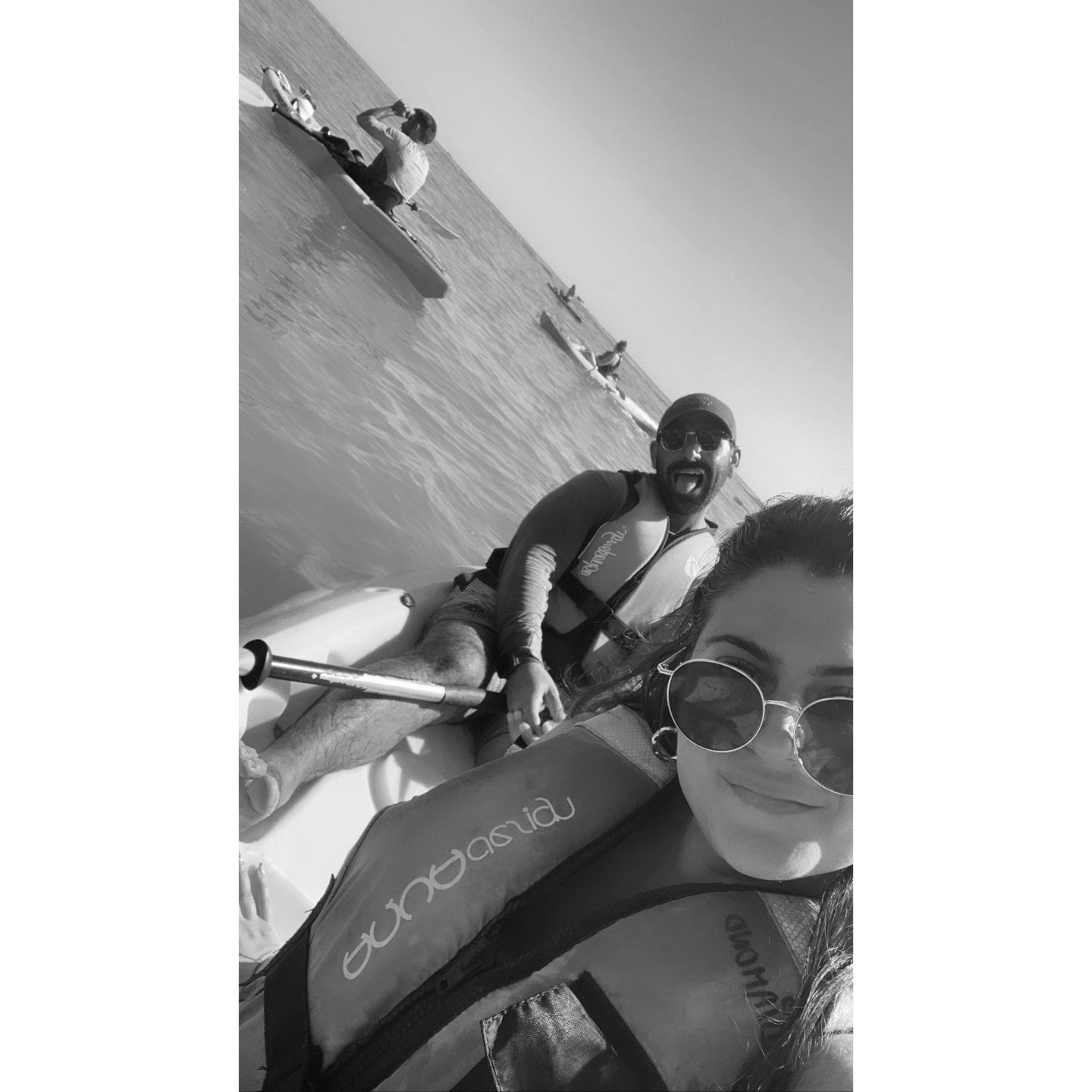 Kayaking in The Algarve, Portugal