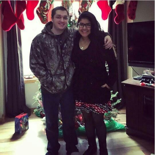 Jon and Ara's first Christmas together!