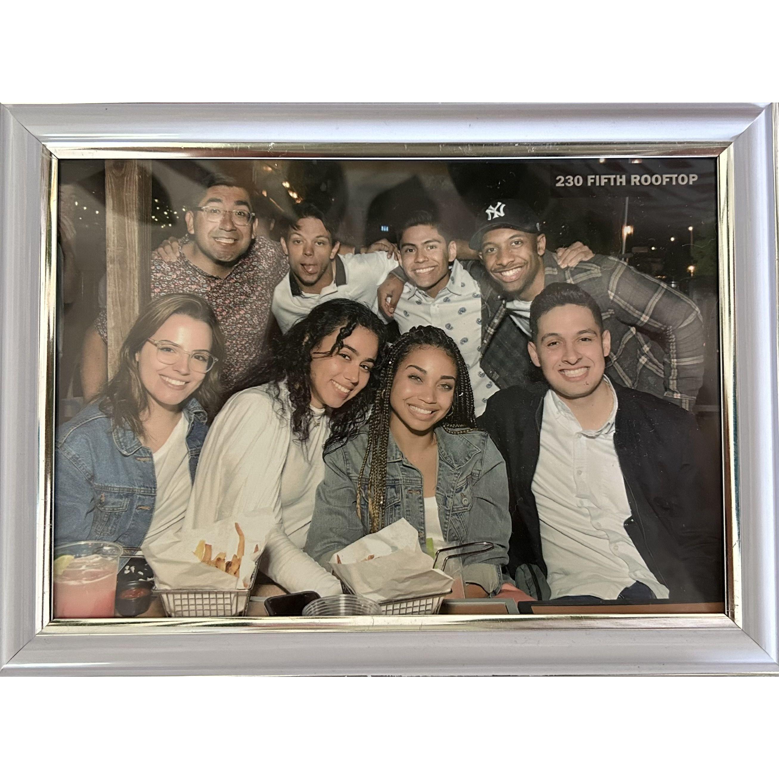 The first night these two met and hung out. Little did Madison know, she was sitting next to her future maaaan.