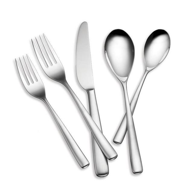 Ella Satin Flatware, Set of 56 - Service for 8