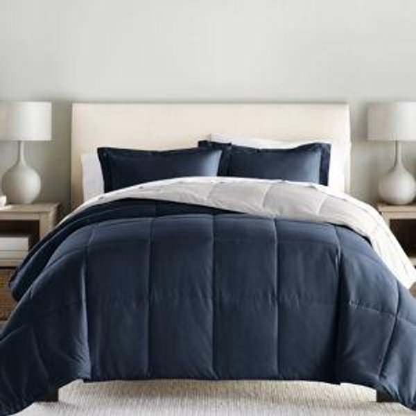Home Collection Premium Down-Alternative Reversible Comforter Set