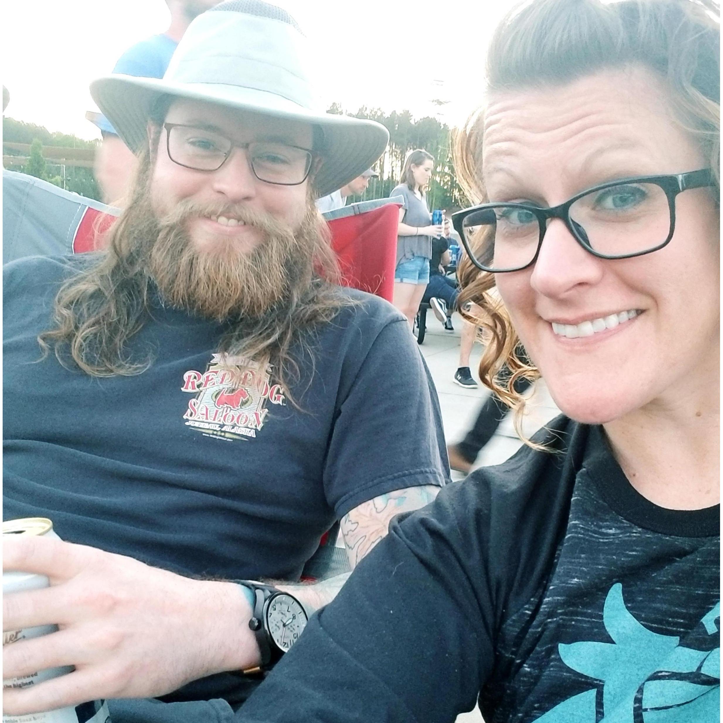 Enjoying a nice day at the Whitewater Center and a Tyler Childers concert that night :)