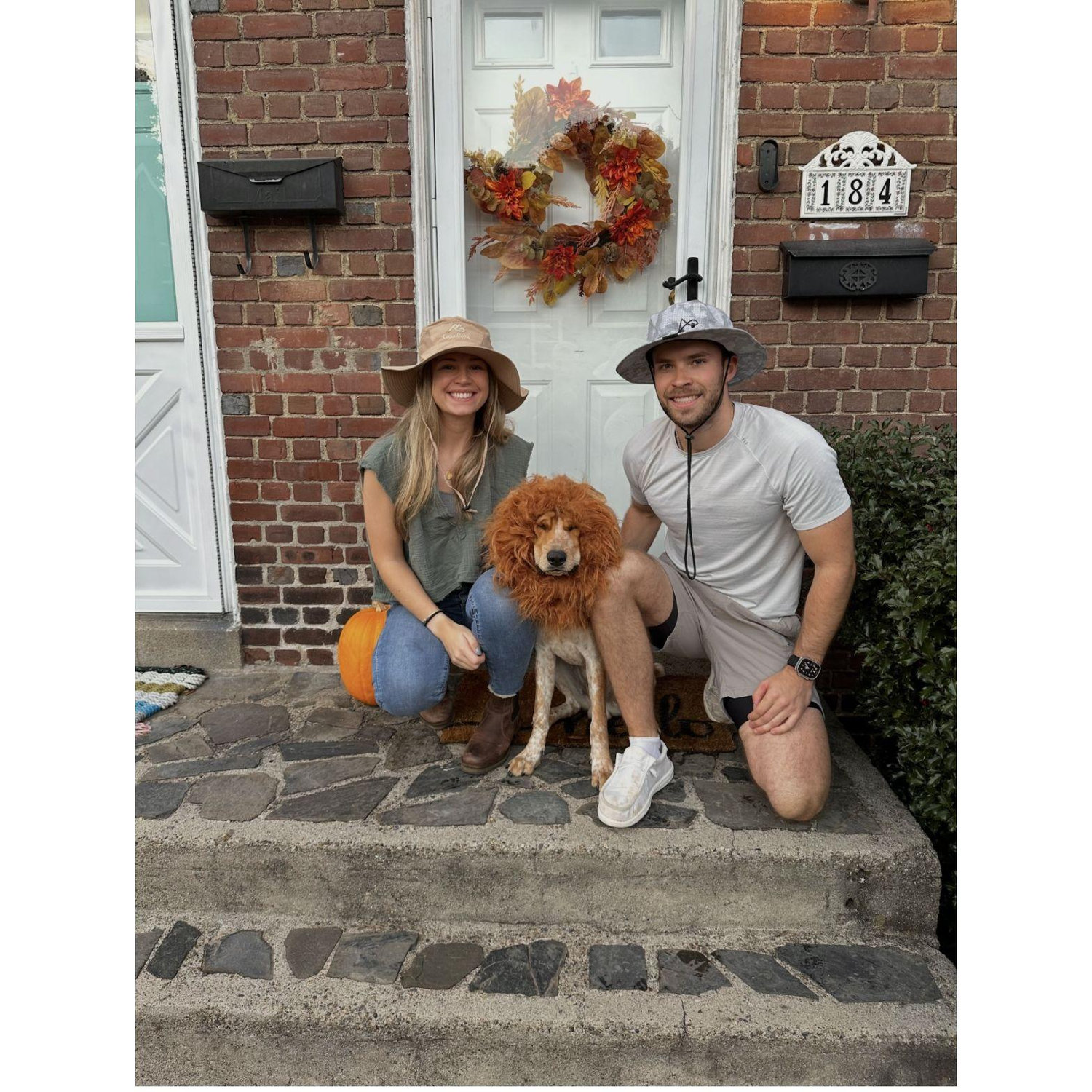 Us and our "wild animal"!! Happy Halloween