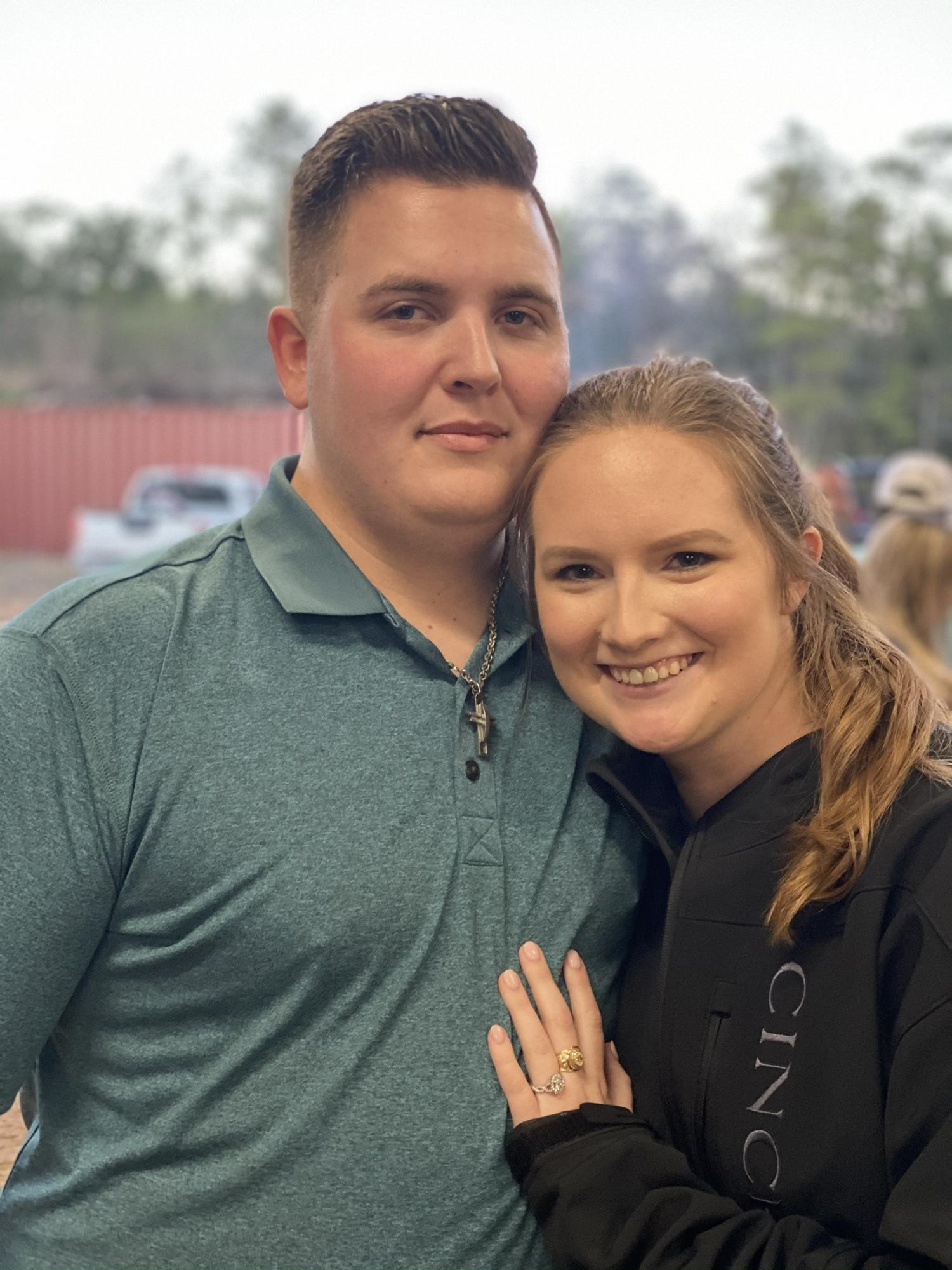 The day we got engaged!
It was also the first time our families got to meet, since my family was in Houston for my graduation the day before