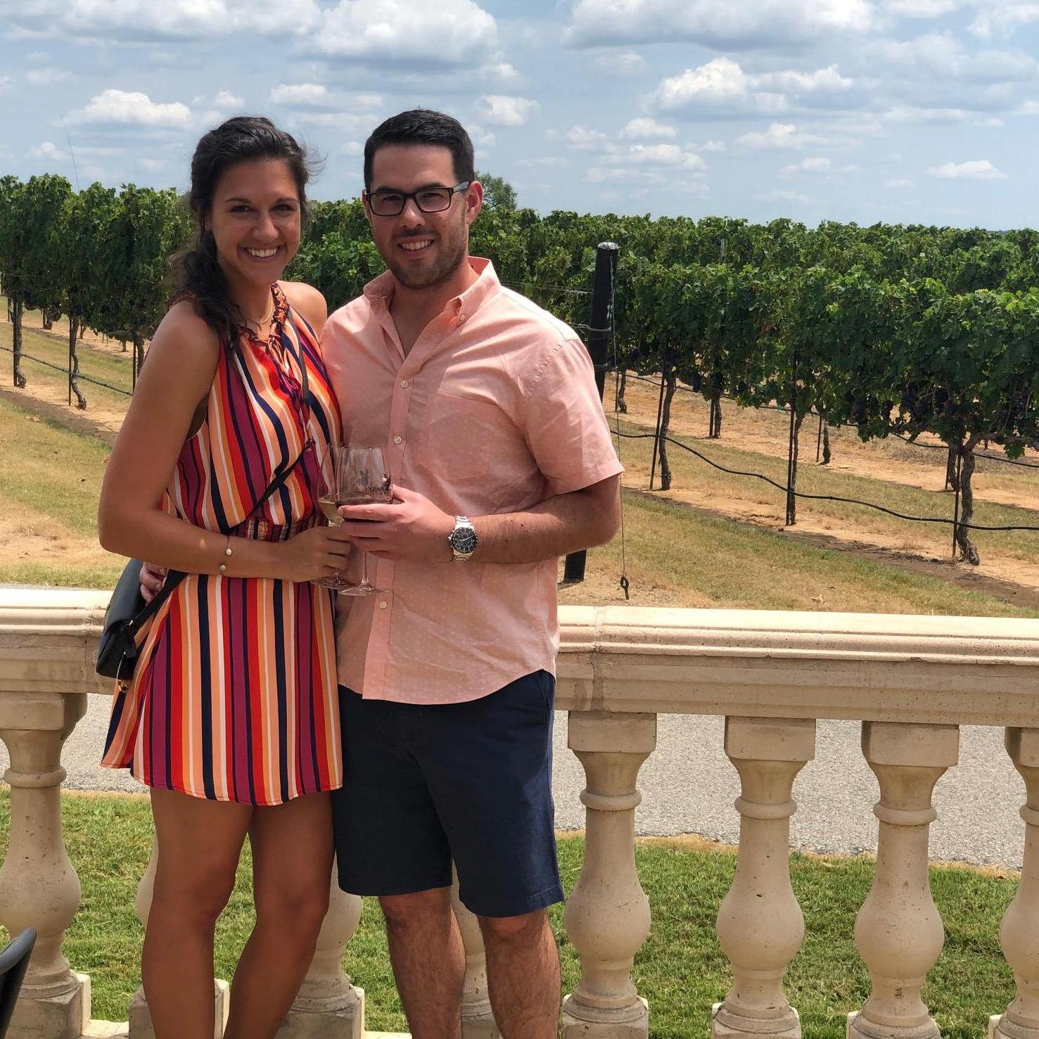 Grape Creek! (said with Posh accent)
We're slowly becoming Sommelier's!
Outside of Fredericksburg, TX