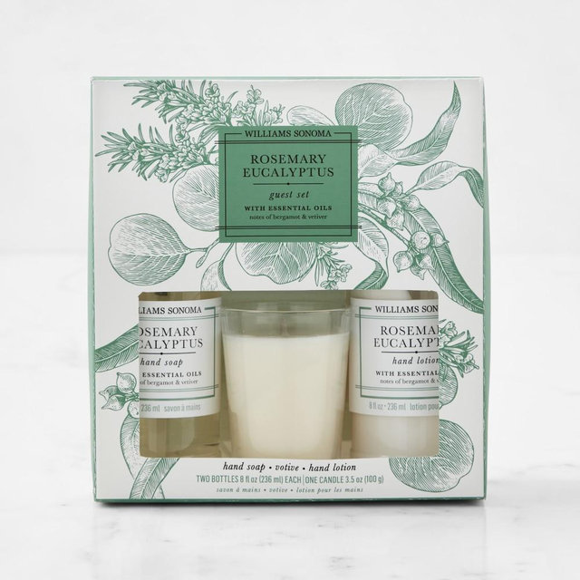 Williams Sonoma Rosemary Eucalyptus Guest Set