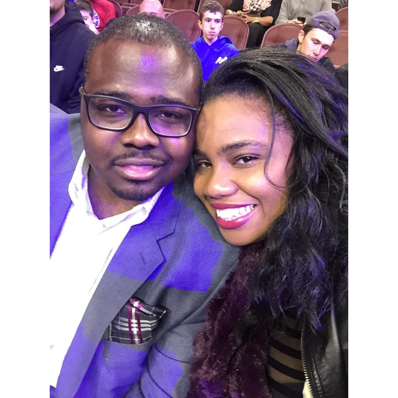 Court side with bae 2/2017