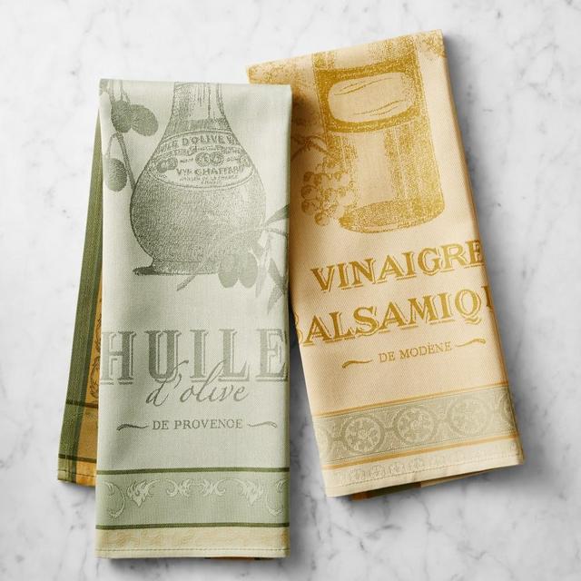 Oil & Vinegar Jacquard Towels, Set of 2
