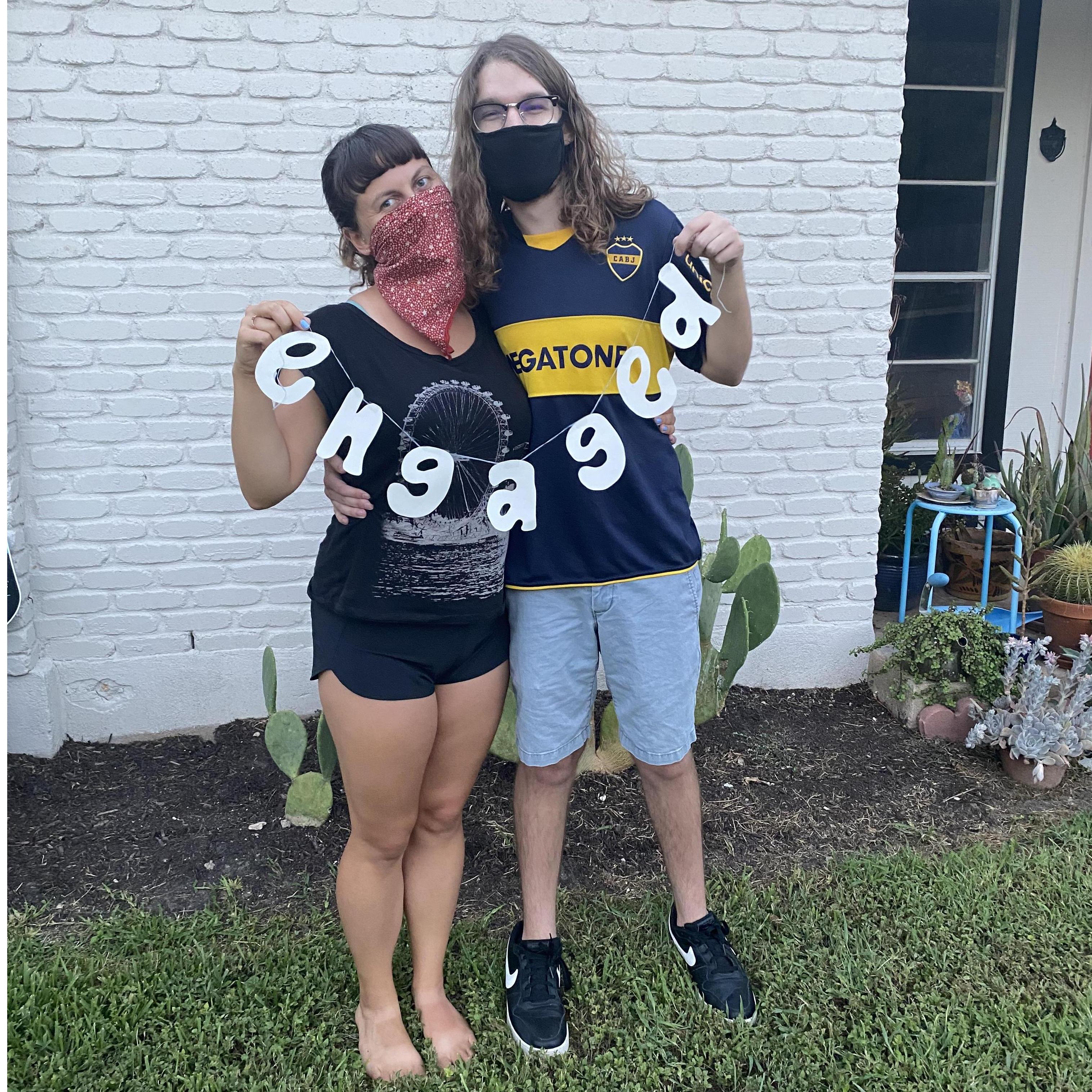 Our first photo shoot as newly betrothed