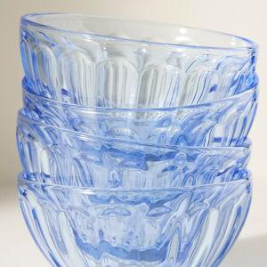 The Latte Glass Cereal Bowls, Set of 4: Amelie Edition