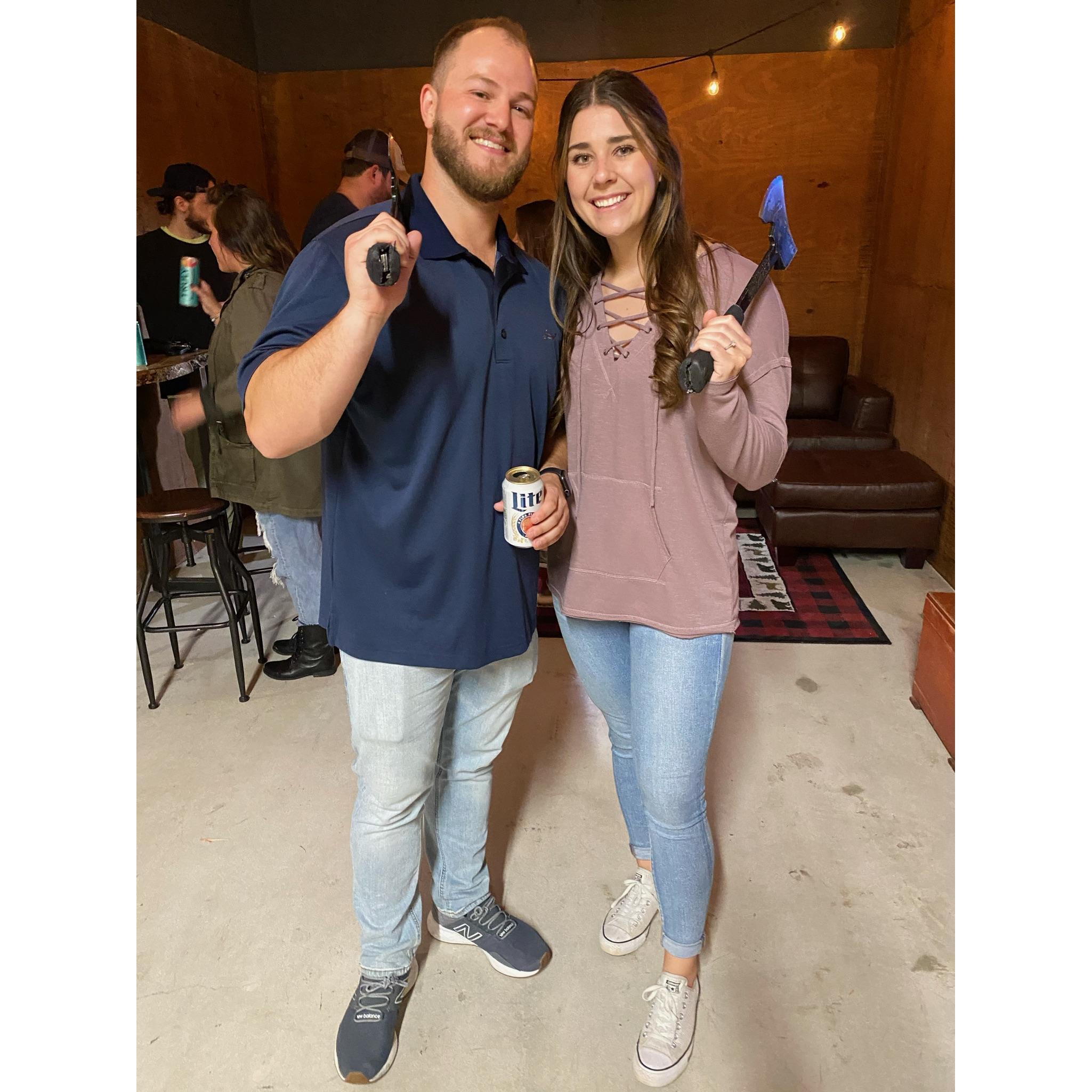 Axe Throwing!