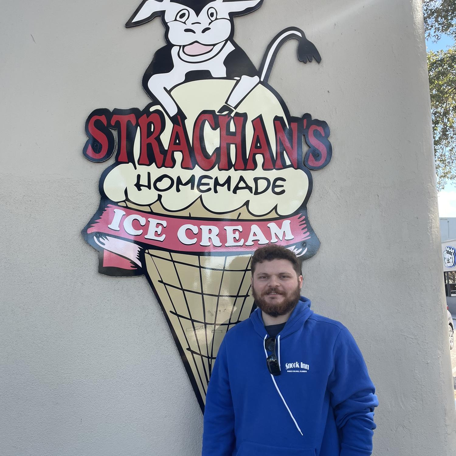 Steven's first trip to Strachan's: Dunedin, FL